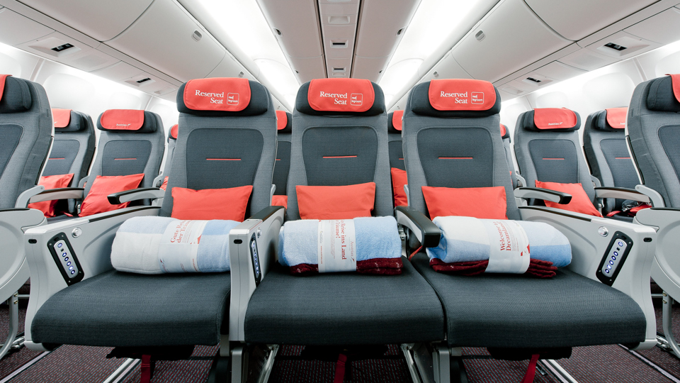 Don't touch my seat. (Austrian Airlines / Flickr)